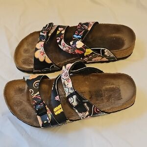 Floral Patterned Women's Sandals